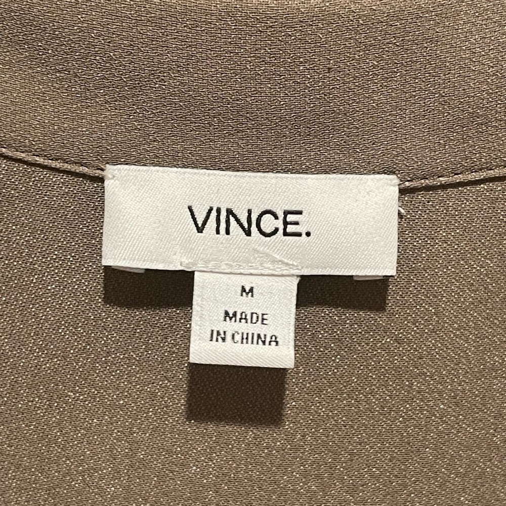 Vince Green Oversized knee length silk dress size M - Picture 8 of 12